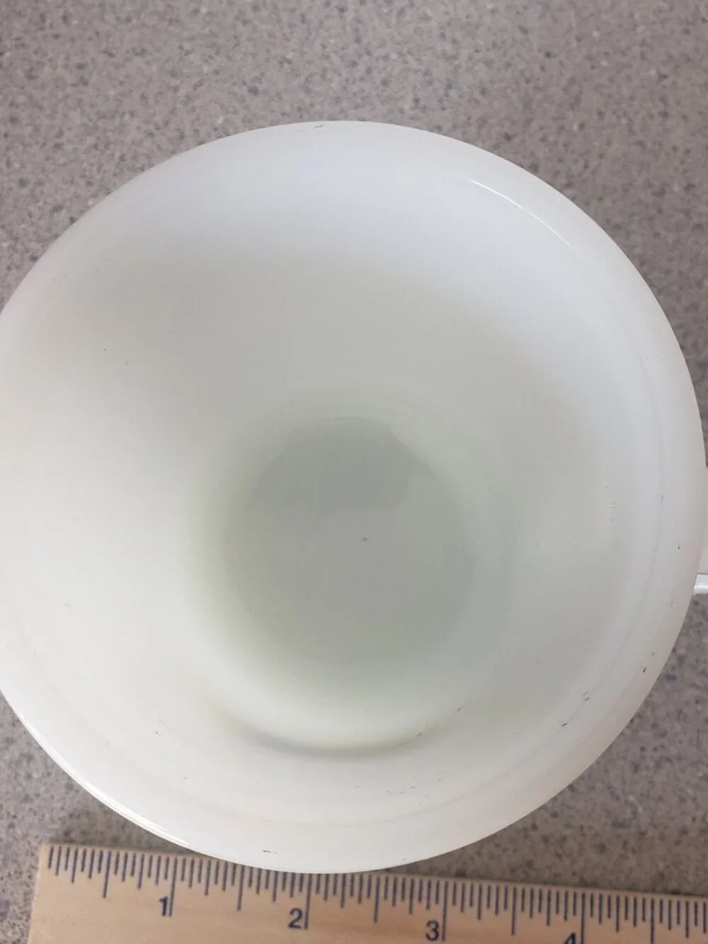 Vintage Avon 8 oz Milk Glass Shaving Mug Cup